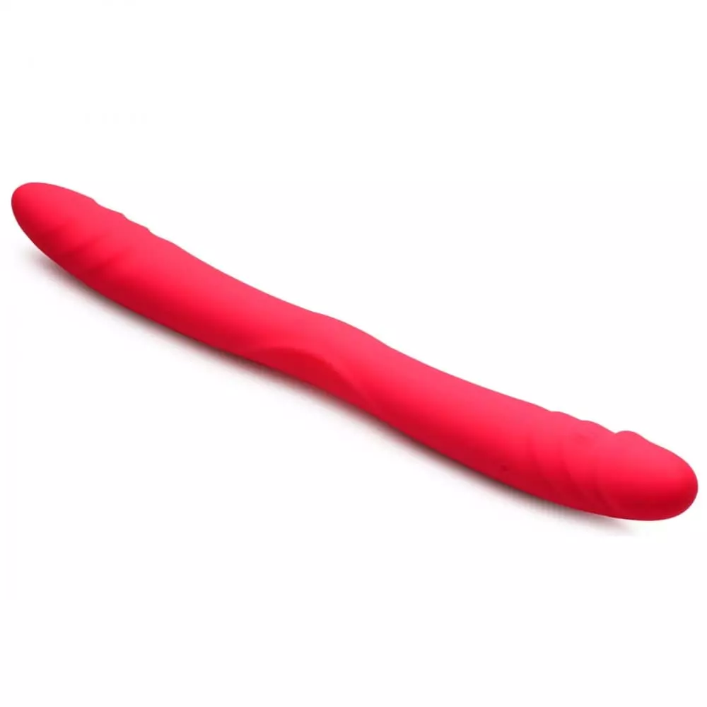 Inmi 7X Double Down Silicone Double Dildo with Remote In Pink